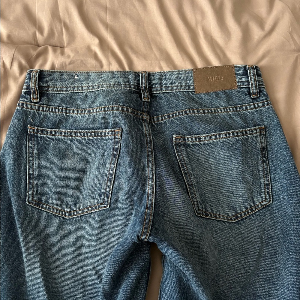 Zara Low Rise Blue Jeans - Picture 8 of 8